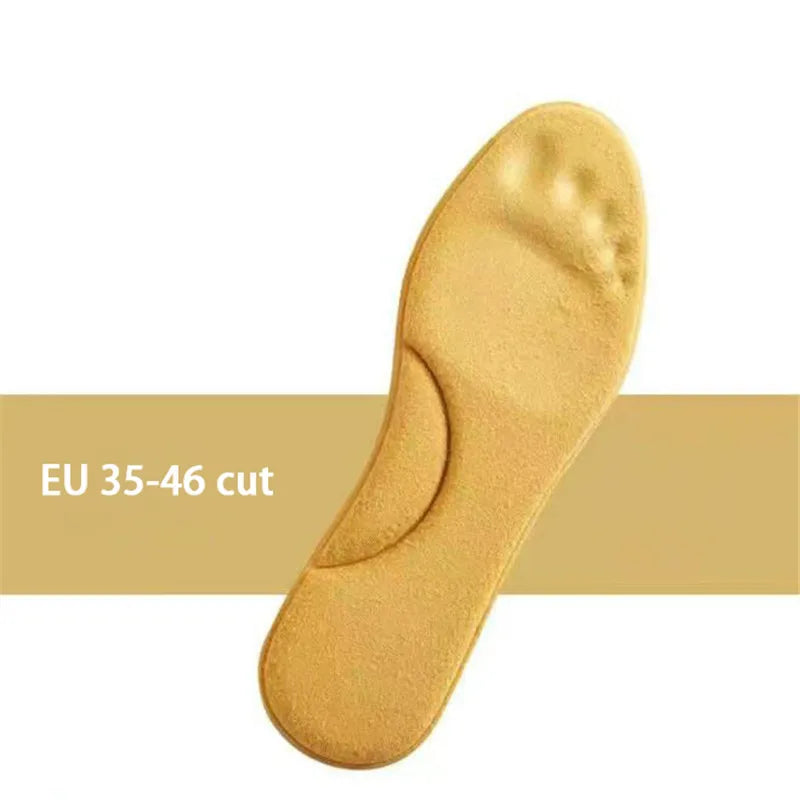 Thermostep Selbstheizende Einlegesohlen | Thermo-Innensohlen mit Memory-Schaum | Konstante Wärme | Für Damen & Herren | Rot / Gelb