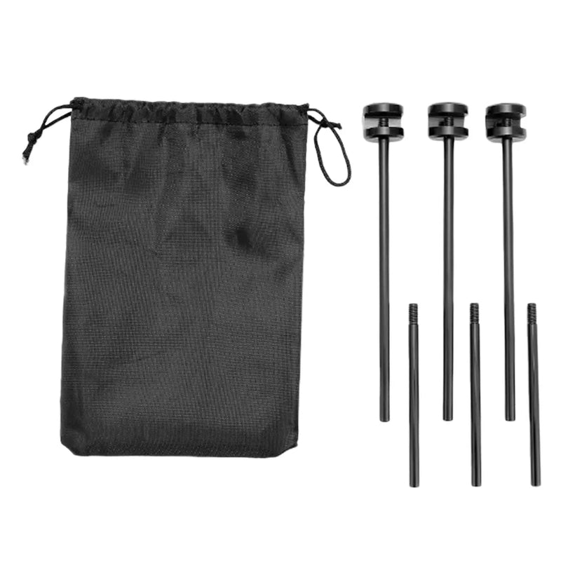 Dreibein-Grillgestell FireTrek TripodFlex | Höhenverstellbar & faltbar | Mit Kette & Tasche | Für Outdoor & Camping | 60 cm Kettenlänge