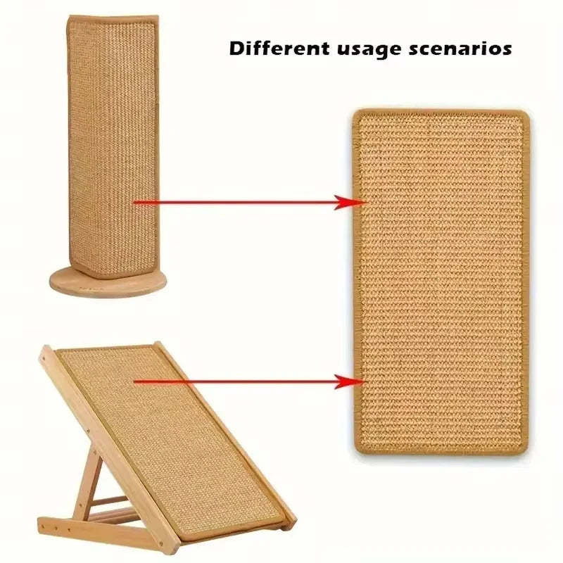 Kratzmatte Sivora NaturSisal | Natürliche Sisal-Kratzmatte für Katzen | Bodenschutz & Möbelpflege | 60×40 cm
