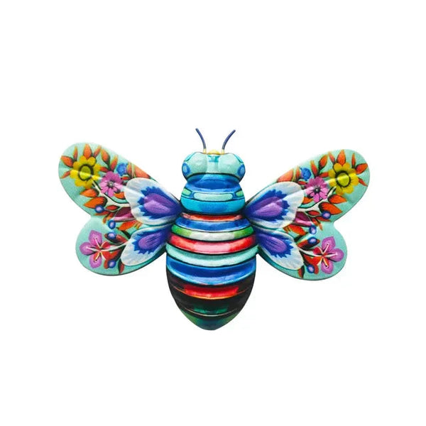 BuzzCharm – Metall-Bienen Wanddeko!