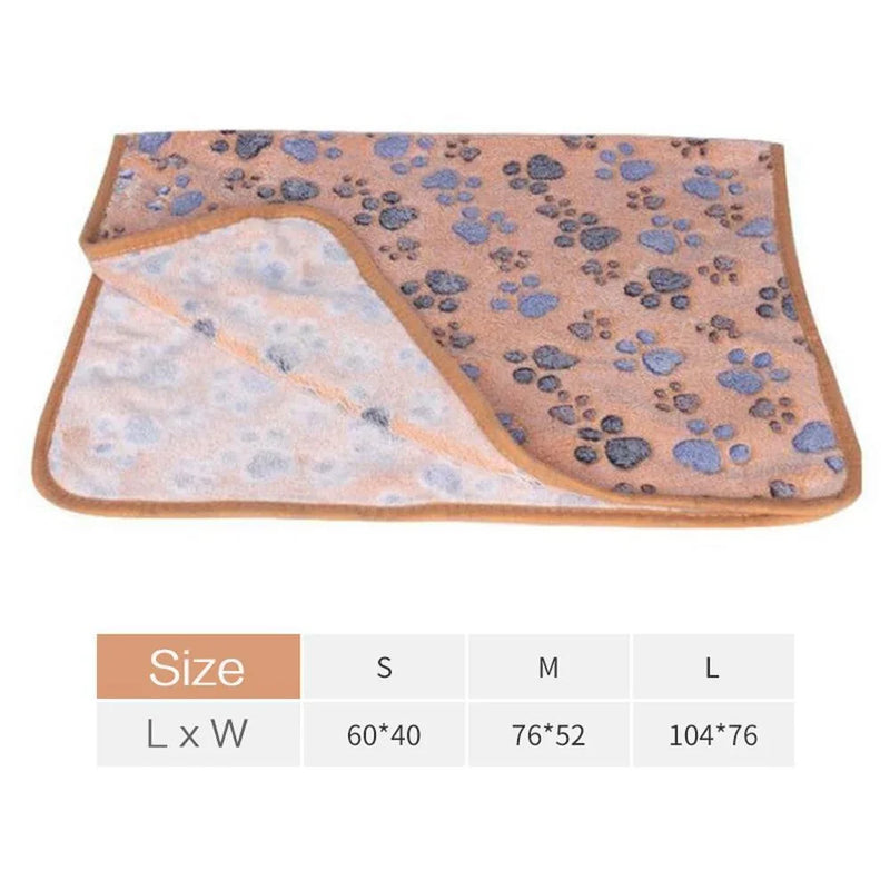 PawFleece Comfort Haustierdecke aus Korallenfleece | Extra Weich & Waschbar | 3 Größen | Für Hund & Katze
