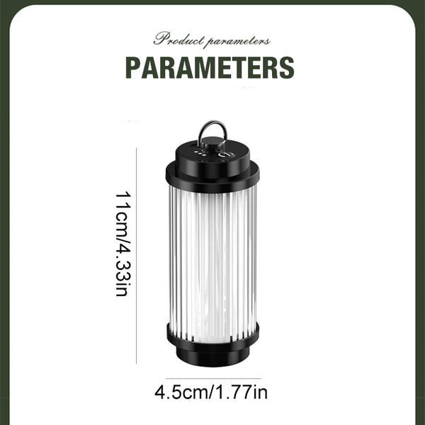 TrekLuma Wiederaufladbare LED-Campingleuchte | 3000 mAh Akku | Kompakte Zeltlampe mit 38 LEDs | USB-Aufladung | Mini Taschenlampe für Outdoor & Notfälle