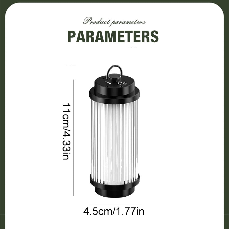 TrekLuma Wiederaufladbare LED-Campingleuchte | 3000 mAh Akku | Kompakte Zeltlampe mit 38 LEDs | USB-Aufladung | Mini Taschenlampe für Outdoor & Notfälle