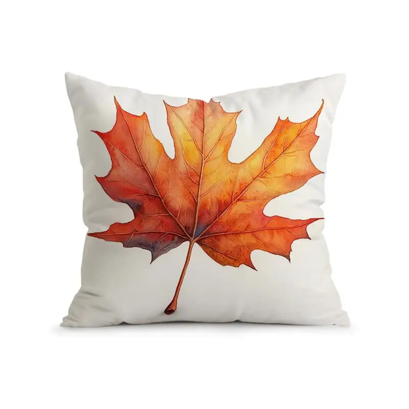 Kissenhülle CosyGratitude | Herbstliches Dankbarkeits-Motiv | Peach Skin Velvet | 45×45 cm