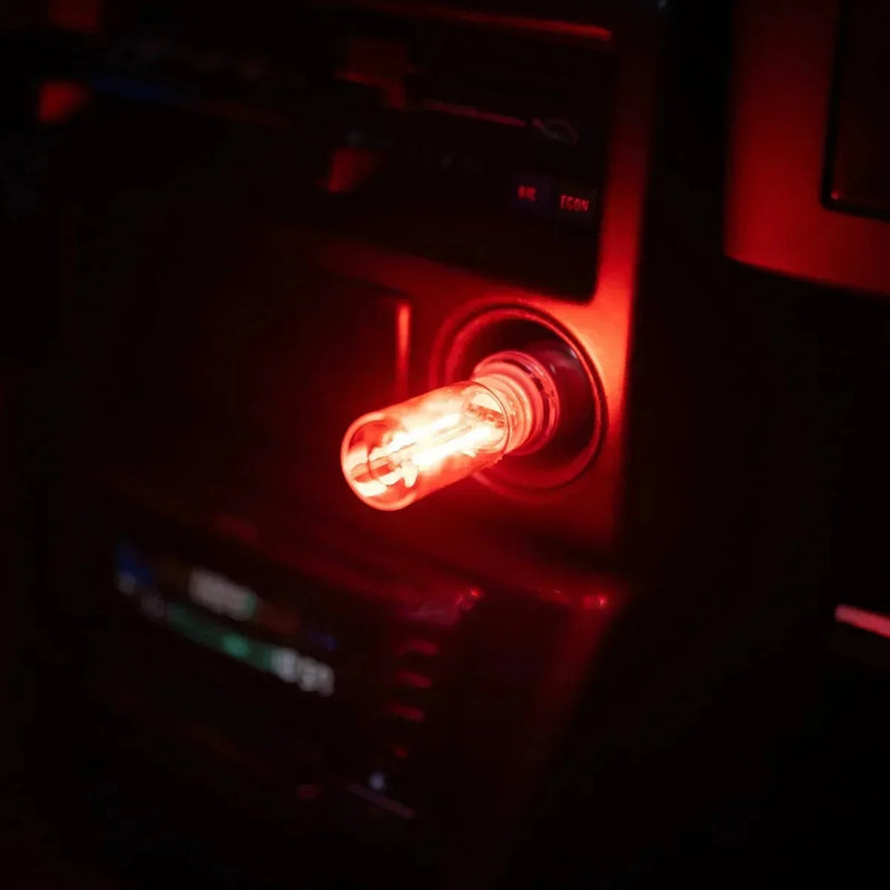 LumiVase Atmosphärenlicht | Glasflasche Design | Touch-Dimmer | USB | 5 Farben