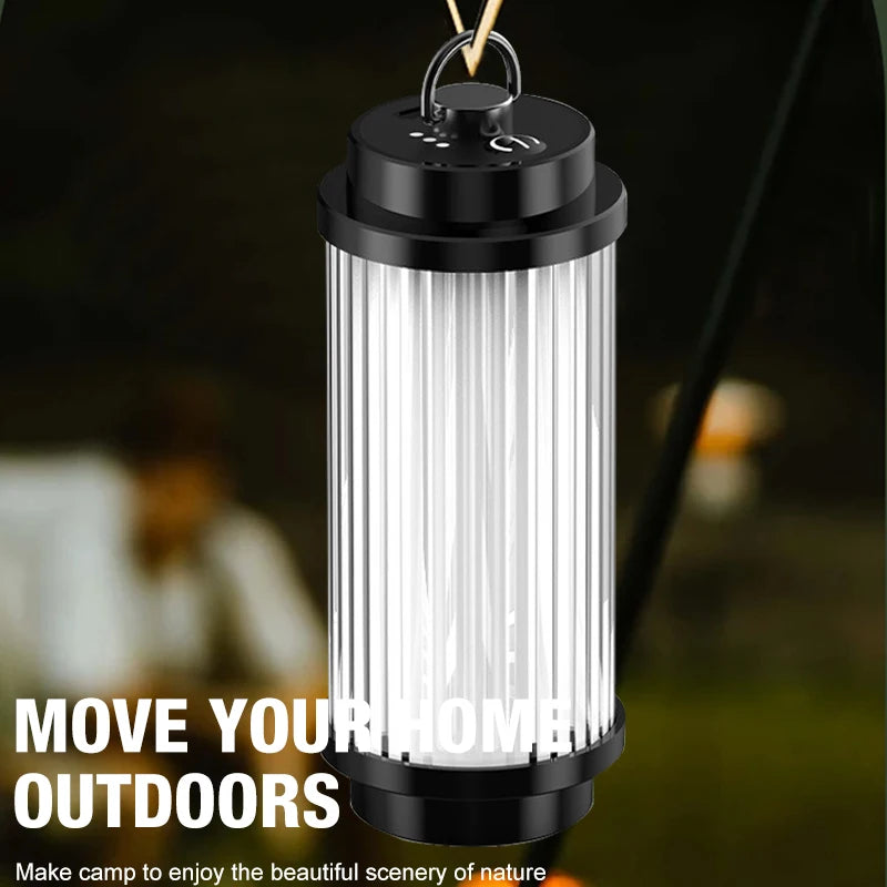 TrekLuma Wiederaufladbare LED-Campingleuchte | 3000 mAh Akku | Kompakte Zeltlampe mit 38 LEDs | USB-Aufladung | Mini Taschenlampe für Outdoor & Notfälle