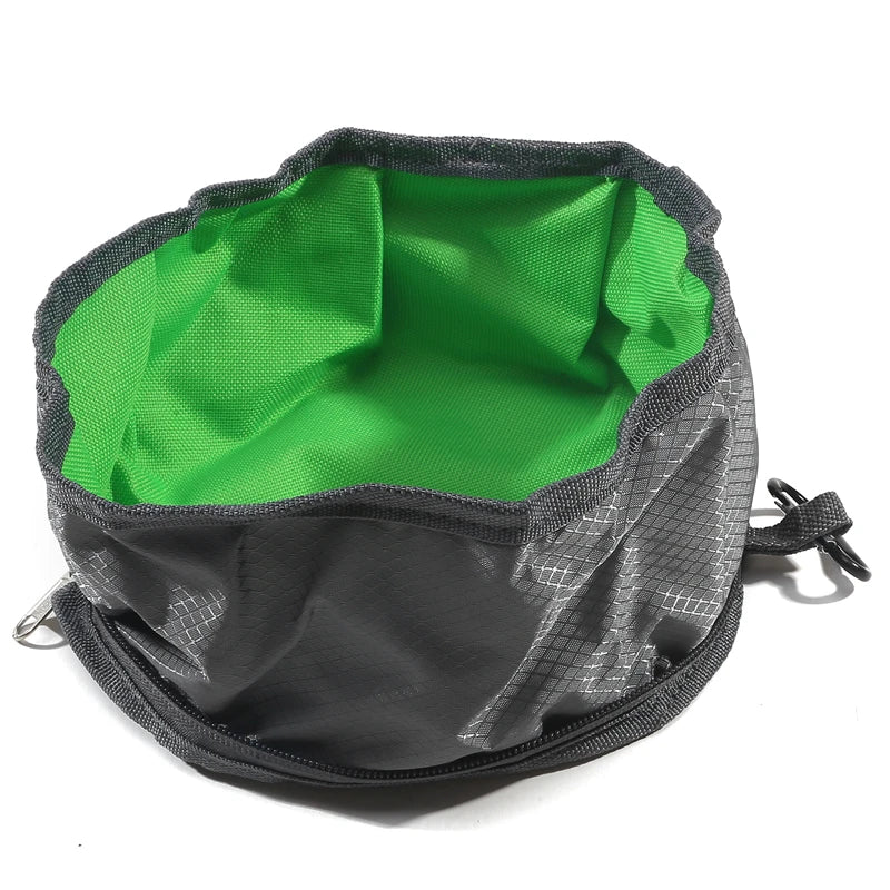 Faltbarer Napf Nomadoo FoldBowl | Tragbare Futter- & Wasserschale für Hunde & Katzen | Outdoor-Reisenapf aus Oxford-Gewebe | Ø 19 cm