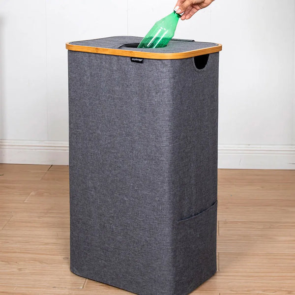 SortivaBox Pfandflaschen-Sammelbox 50 Flaschen | Platzsparend & Stapelbar | Robust & Hygienisch | Für Zuhause & Büro