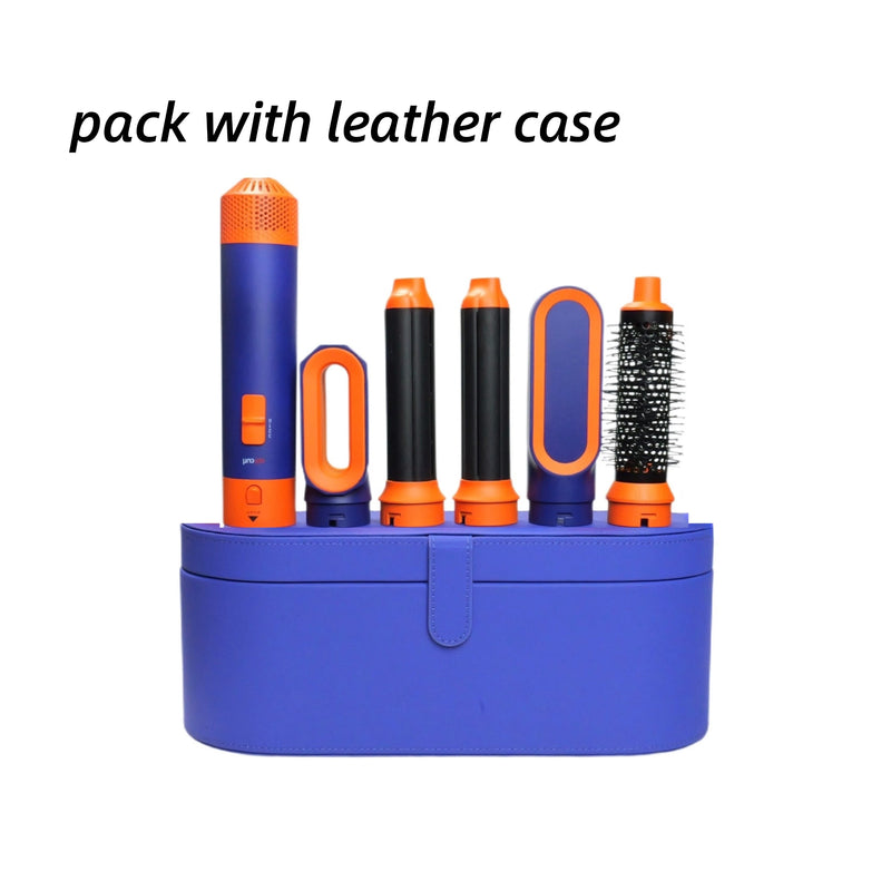 Heißluft-Stylinggerät GlamAir 5-in-1 Pro | Haartrockner, Lockenaufsatz & Stylingbürsten | Für Volumen, Glätte & Wellen |  EU-Stecker