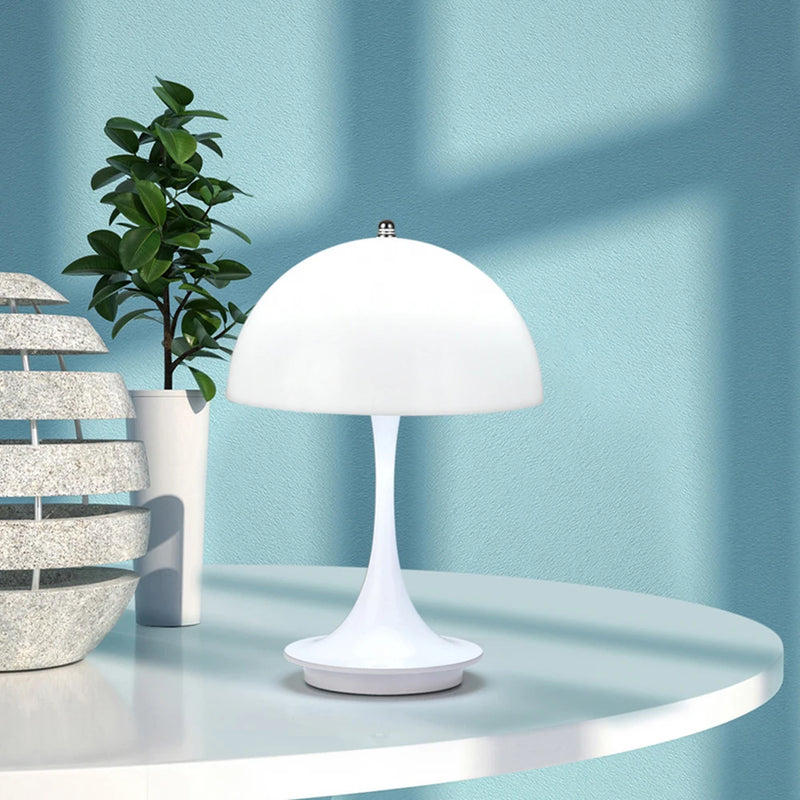 LumiFlex LED Tischlampe | 3 Farbmodi & Stufenlos dimmbar | Wiederaufladbar | Touch-Bedienung | 10 × 16 × 23 cm