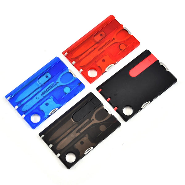 Multitool Karte GearLite 12in1 | Outdoor Survival Card | Ultraleicht & Robust | Kompakt für Camping & EDC