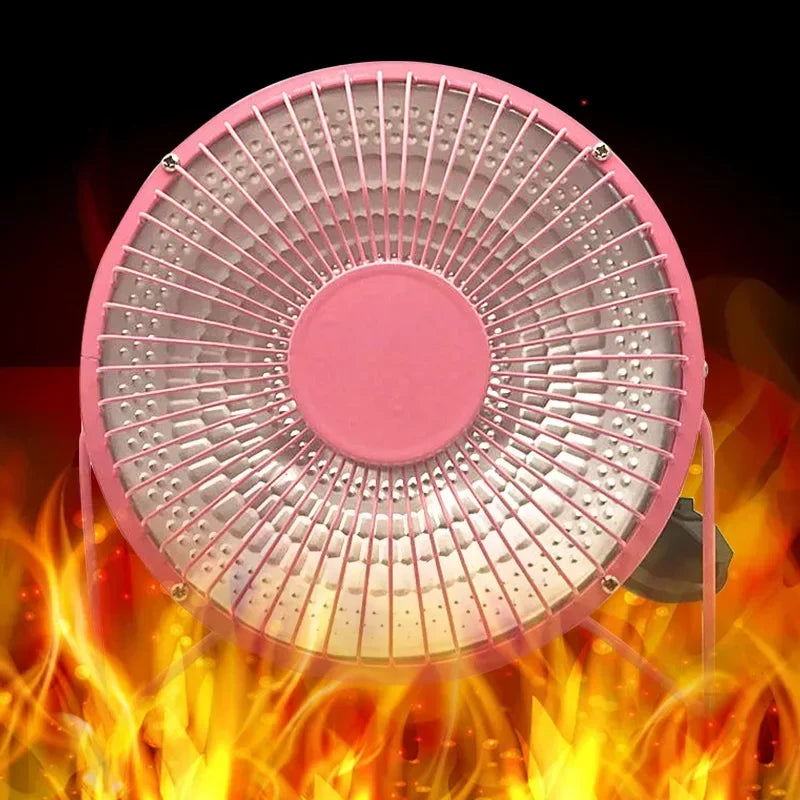 Heatomi Mini Heizlüfter | Tragbarer Elektro-Heizer 220V | 150–400W | Leise & Sicher | Für Büro, Schlafzimmer & Wohnzimmer | 4/6/8 Zoll