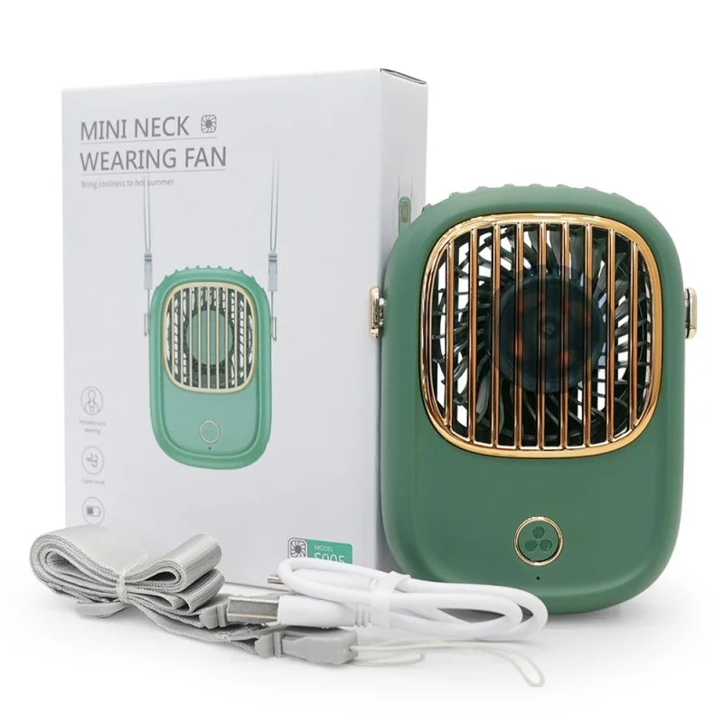 AeroLynx Tragbarer Nackenventilator | Wiederaufladbar & Multifunktional | Für Outdoor, Reisen & Zuhause