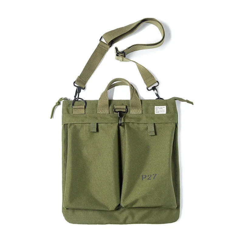 UrbanTrek CommanderBag Taktische Herren-Umhängetasche | Gepolstert & wasserabweisend | Für Laptop, Helm & Alltag | 15,6" | Schulter- & Handtragbar