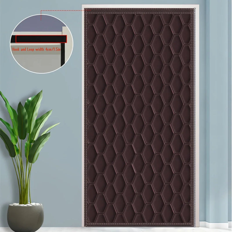 ThermoHaven Winter-Türvorhang | Kälte- & Schallschutz | Wärmedämmend & Blickdicht | Ideal für Zuhause