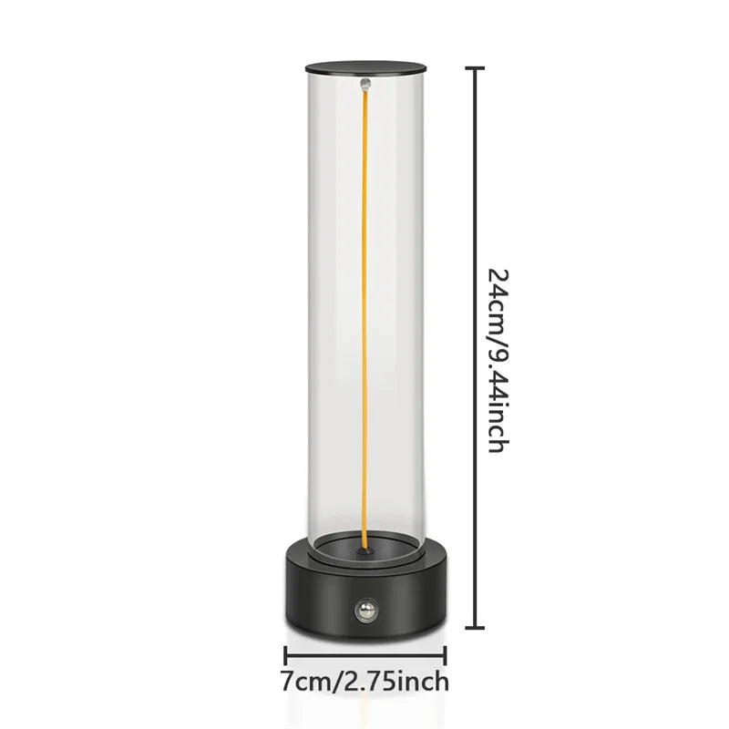 Tischlampe LineaForm Flex | Magnetisches Leuchtband | Stufenlos dimmbar | Kabellos & Wiederaufladbar | Grau