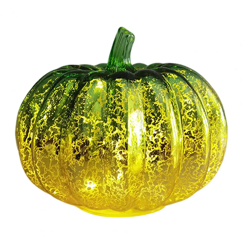 Aurelia Glow Glas-Kürbis Deko | Sternenhimmel-Design | LED & Timerfunktion | Herbst & Halloween