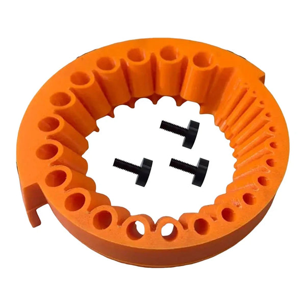 Bohrerschärfer PROKRAFT | Für Winkelschleifer 12.5 cm | Schärft Bohrer 0,2 cm bis 1,3 cm | Robust & Effizient