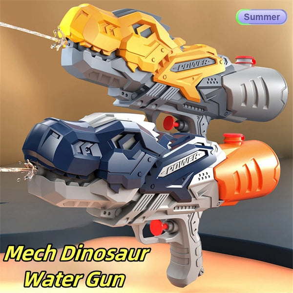 AquaKraxx Wasserspritzspielzeug für Kinder | Dinosaurier, Enten & Haie | Doppel-Sprinkler & Wasserpistolen | Perfekt für Garten, Strand & Pool