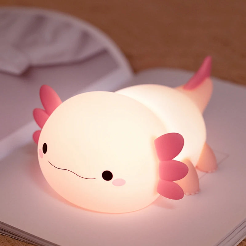 QuackGlow LED Nachtlicht | Niedliches Entendesign | Weiches Silikon | 3 Helligkeitsstufen | USB-Wiederaufladbar | 12 × 10 × 12 cm