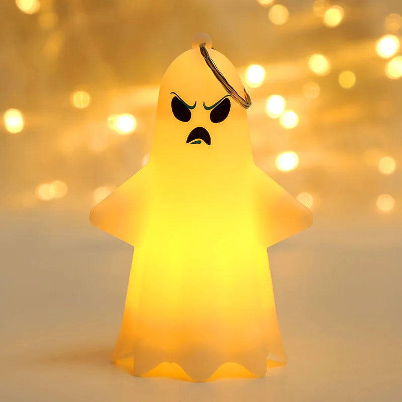 FrightLight Halloween Hängelampe | LED Geist & Kürbis Laterne | Schaurig-Schöne Deko