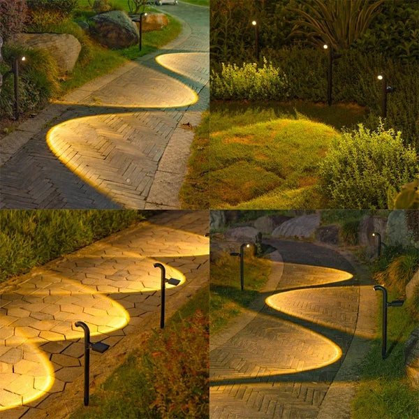 Solar Gartenleuchte LUXORA WarmGlow | IP55 Wasserdicht | Solarbetrieben | Automatischer Dämmerungssensor