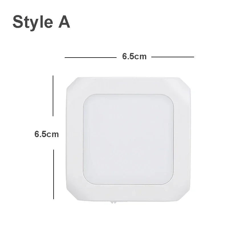 Lunarisense LED Nachtlicht | Mit Bewegungs- & Dämmerungssensor | Dimmbar & Energieeffizient | Für Schlafzimmer, Flur & Bad | EU-Stecker