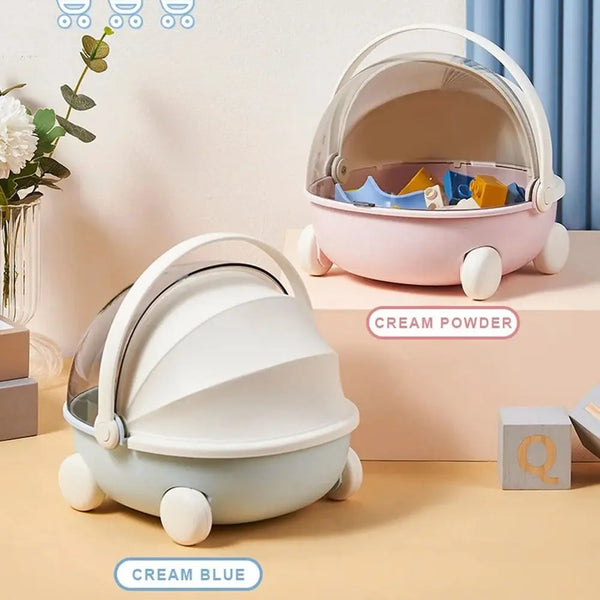 SweetNest Babywiege Aufbewahrungsbox – Niedliche Schreibtisch- und Deko-Box in Wiegenform
