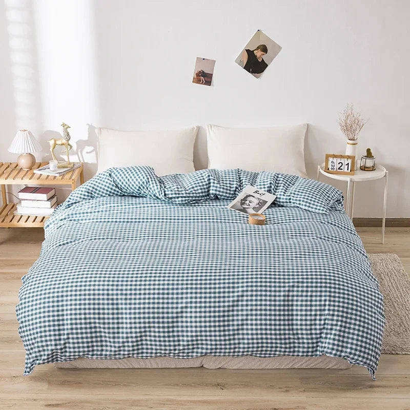 Skandora Bettwäsche-Set | Minimalistisches Design | Atmungsaktiv & Pflegeleicht | 150 × 200 cm
