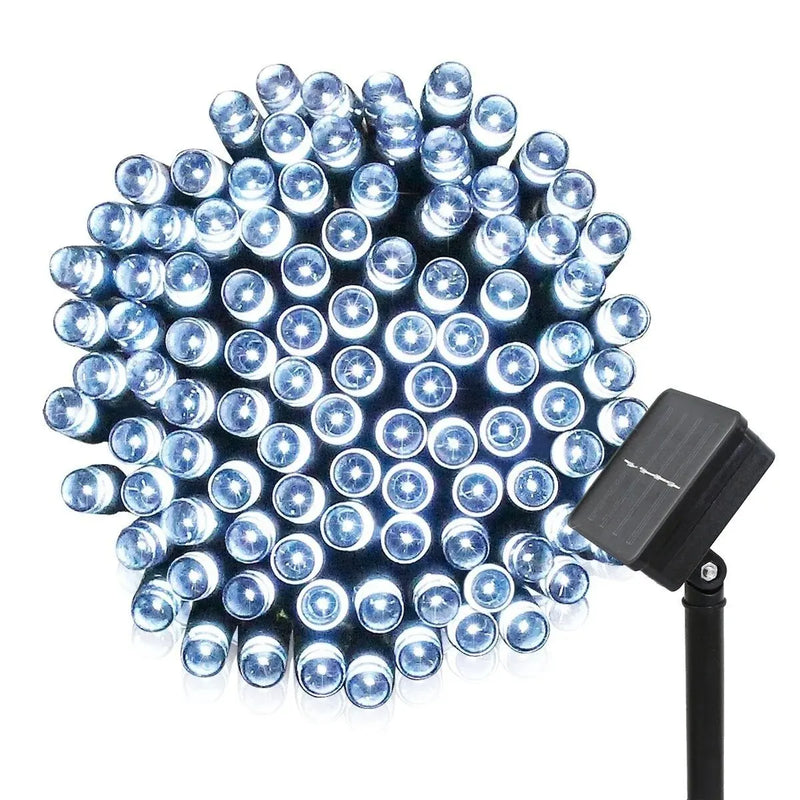 SolaraGlow Fairy Lights | Solar LED Lichterkette Outdoor | 8 Farben & 8 Modi | Wasserdicht IP65 | 7–32 m
