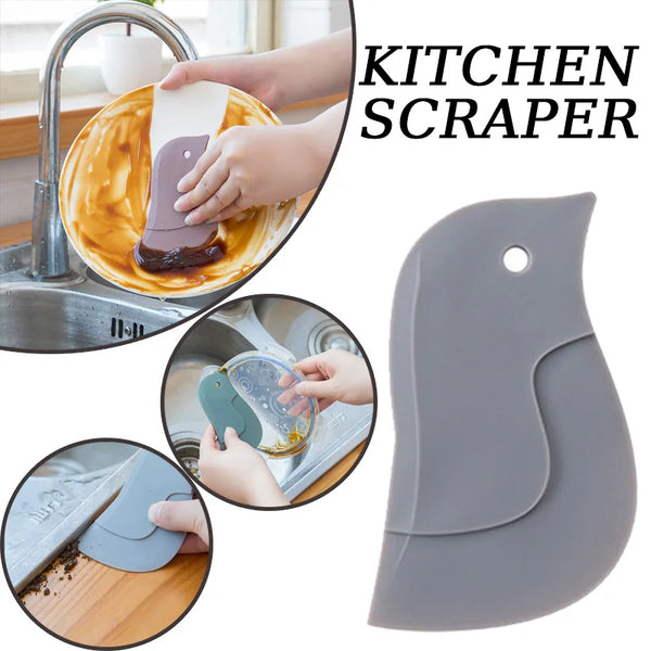 PENGUWI Küchen-Schaber | Pinguin-Design | Robust & Vielseitig | Für Backen, Kochen & Reinigen