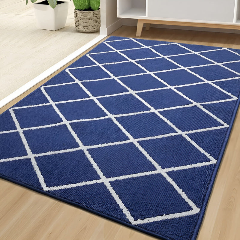 SafeStep Eingangsmatte | Kariertes Design | Rutschfest & Saugstark | Pflegeleicht | Verschiedene Größen