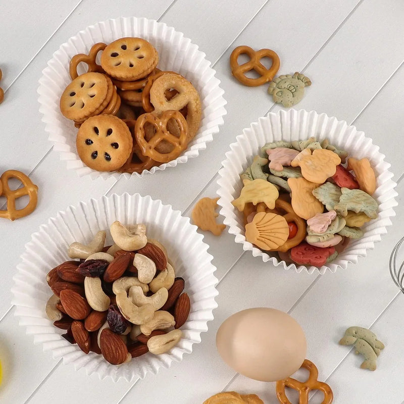 Cupcake Papierförmchen BakePure 200er Set | Antihaft & Faltenfrei | Für Muffins & Cupcakes | Ofen- & Mikrowellengeeignet | Lebensmittelecht