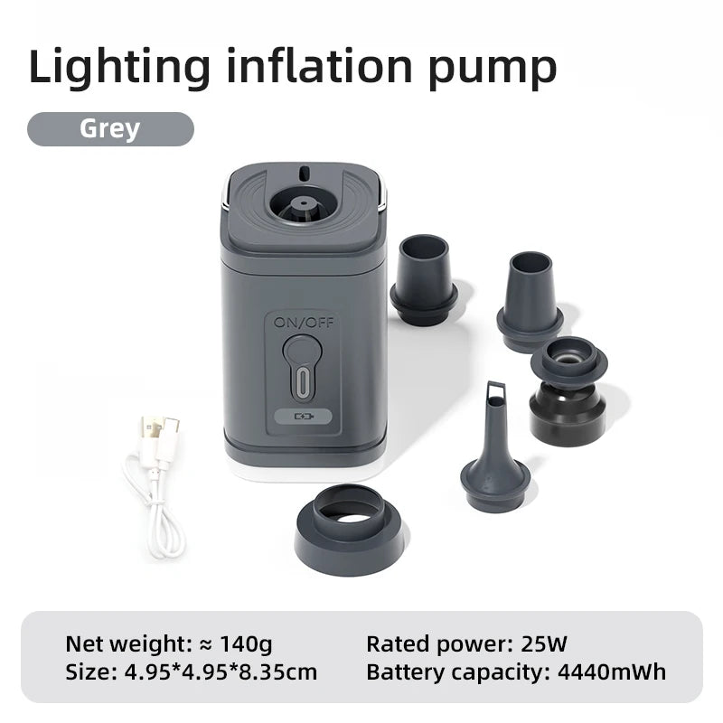 Outdoor Luftpumpe AeroBlow Mini | Elektrisch & USB-Aufladbar | Tragbar & Kabellos | Für Luftmatratzen & Vakuumbeutel