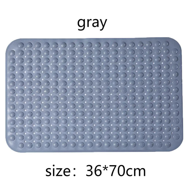 AquaSafe Relax Dusch- & Badewannenmatte | Rutschfest mit Saugnäpfen | Hohles Design & Massagefläche | 36 × 70 cm | PVC