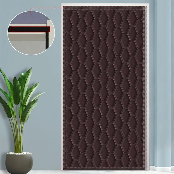 ThermoHaven Winter-Türvorhang | Kälte- & Schallschutz | Wärmedämmend & Blickdicht | Ideal für Zuhause