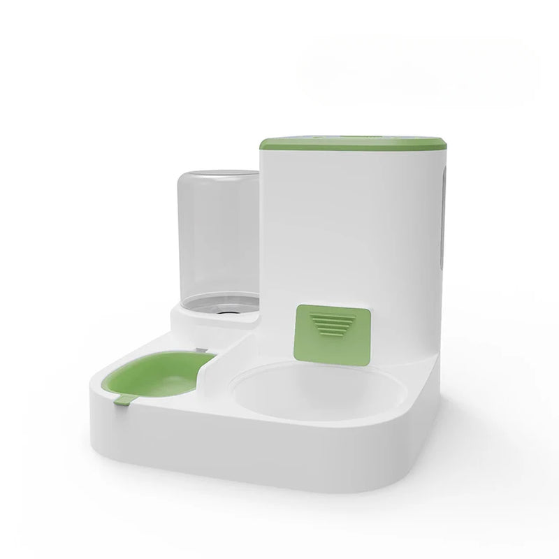Feedipet Futter- & Wasserspender für Katzen & Hunde | Automatische Nachfüllung | 2-in-1 Napf-Set