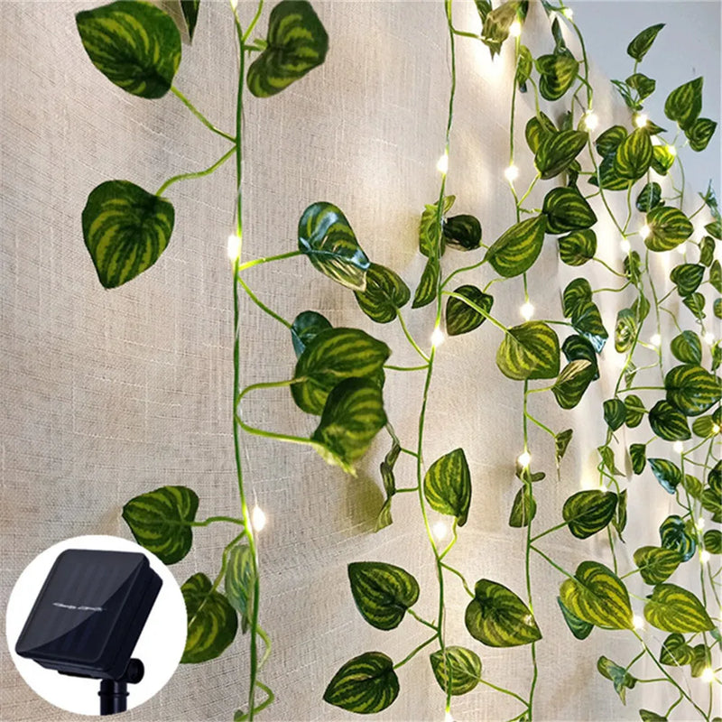 Solar-Lichterkette SoliBlossom | Sonnenblumen-Dekor mit Blättern | Warmweiß | 8 Modi | Für Garten, Zaun & Hochzeit