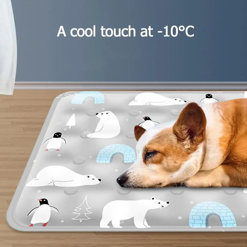FrostPaws Kühlmatte für Hunde & Katzen | Wiederverwendbar & Gelgefüllt | Für Sommer & Reisen | PVC