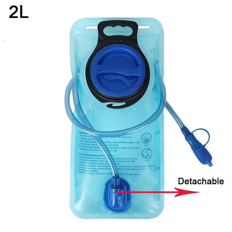 Hydropurex Trinkblase 1.5L/2L/3L | Mit Schlauch & Staubschutz | BPA-frei & Auslaufsicher | Für Rucksack, Wandern & Outdoor
