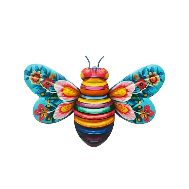 BuzzCharm – Metall-Bienen Wanddeko!