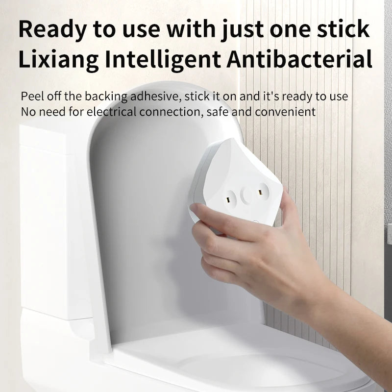 UV-Toiletten-Desinfektionslampe PureLoo | 8 x 8 cm | Wiederaufladbar & Automatisch