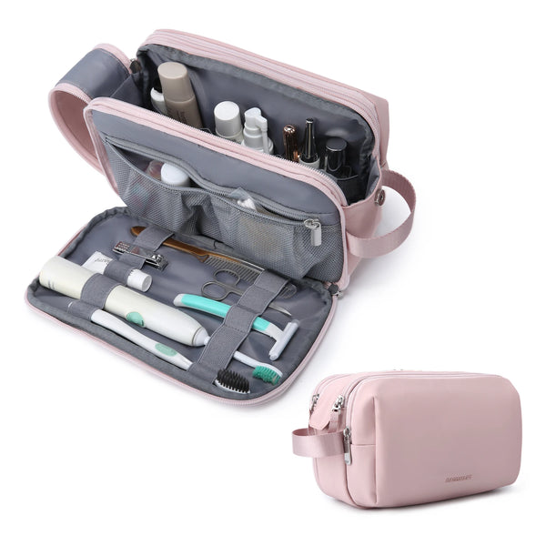 Kosmetixo Wasserfeste Kosmetiktasche für Damen & Herren | Leichte Kulturtasche in S/M/L | Reisezubehör für Pflegeprodukte & Make-up | Unisex Travel Organizer