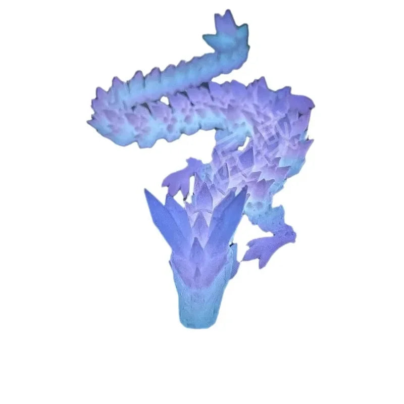 DracoLume 3D-gedruckter LED-Drachenskulptur | 22 cm | Leuchtende Deko für Aquarium, Schlafzimmer & Schreibtisch