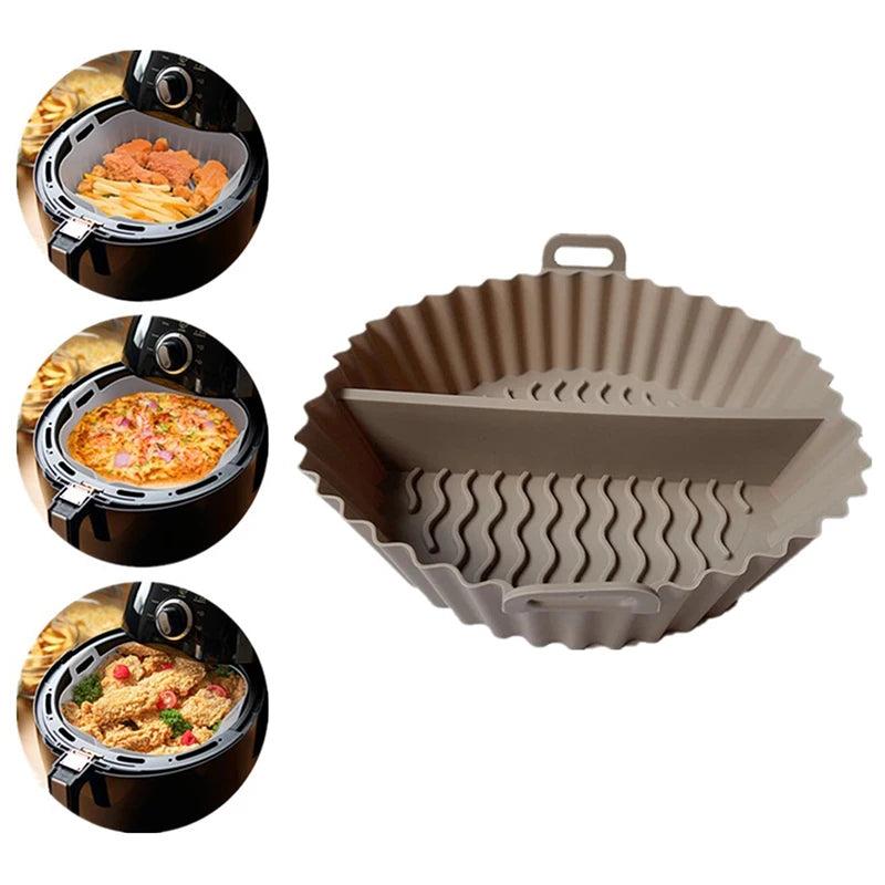BakeFlex Silikon-Backform | Getrenntes Design | Antihaft & Hitzebeständig | Für Ofen, Mikrowelle & Heißluftfritteuse | 20×16×6,5 cm