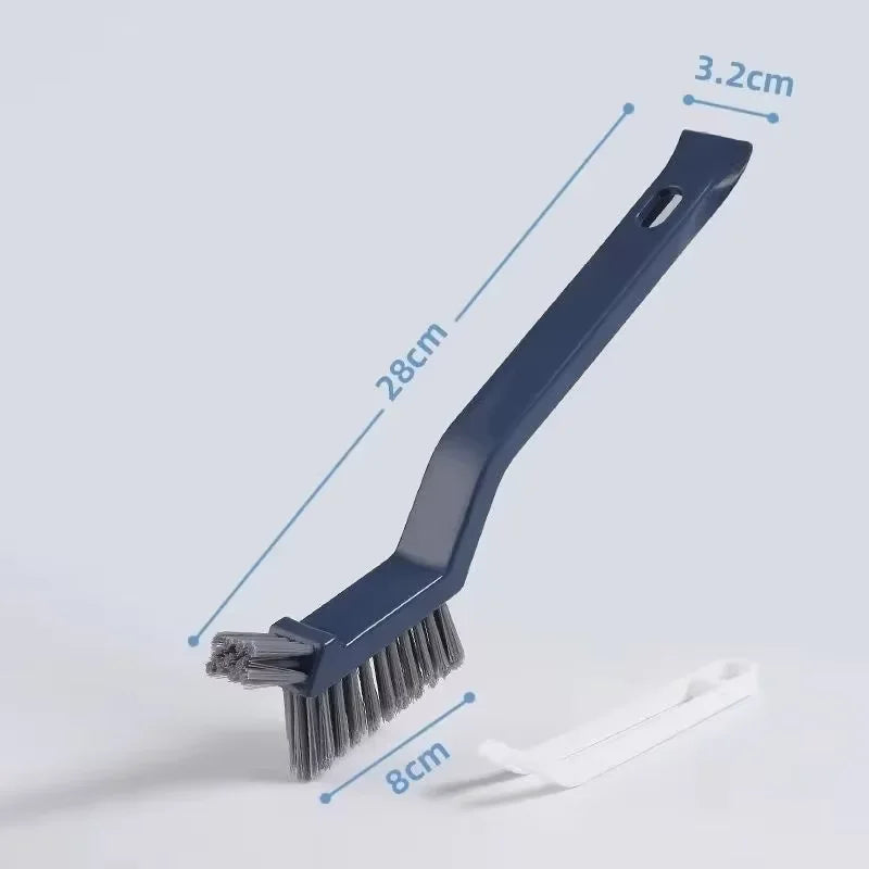 Fugenreinigungsbürste GroutFlex DuoClean | 2-in-1 Fugen- & Eckenbürste | Für Bad, Fensterrahmen & Bodenritzen | 28×3,2×8 cm