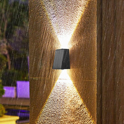Solar Wandleuchte SolarBeam Duo | Up & Down Light | Intelligente Lichtsteuerung | Wetterfest