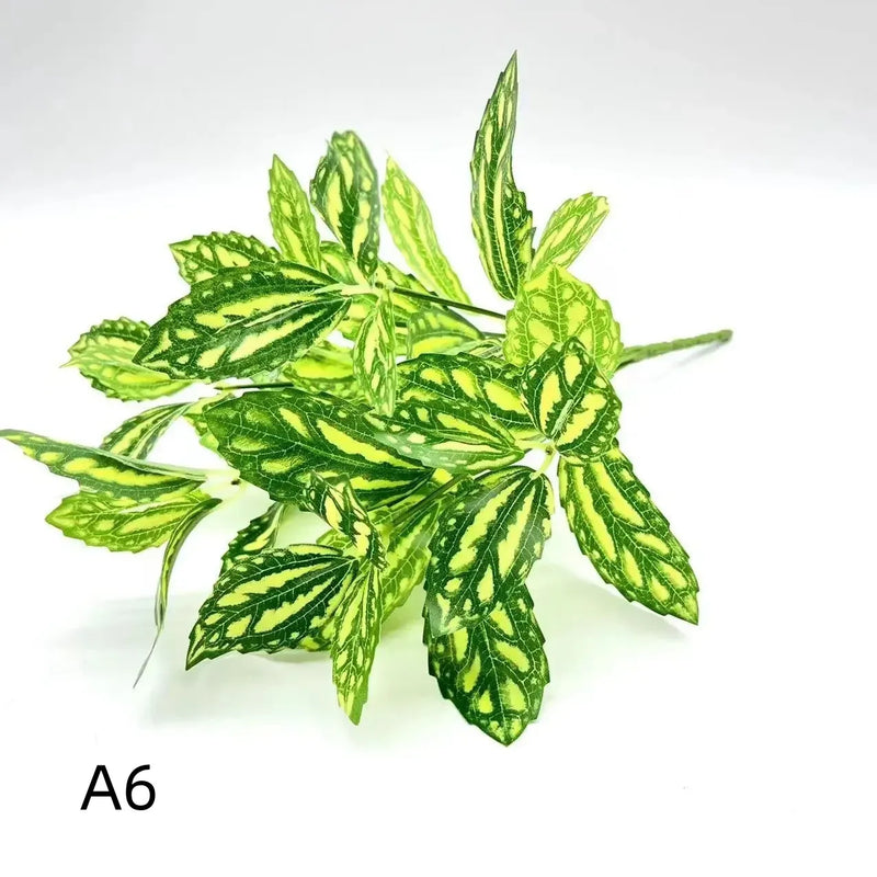 VERDIVA Kunstpflanze Dieffenbachia | Tropisches Deko-Blatt aus Seide | Pflegeleichte Deko für Tisch, Regal & Wohnzimmer