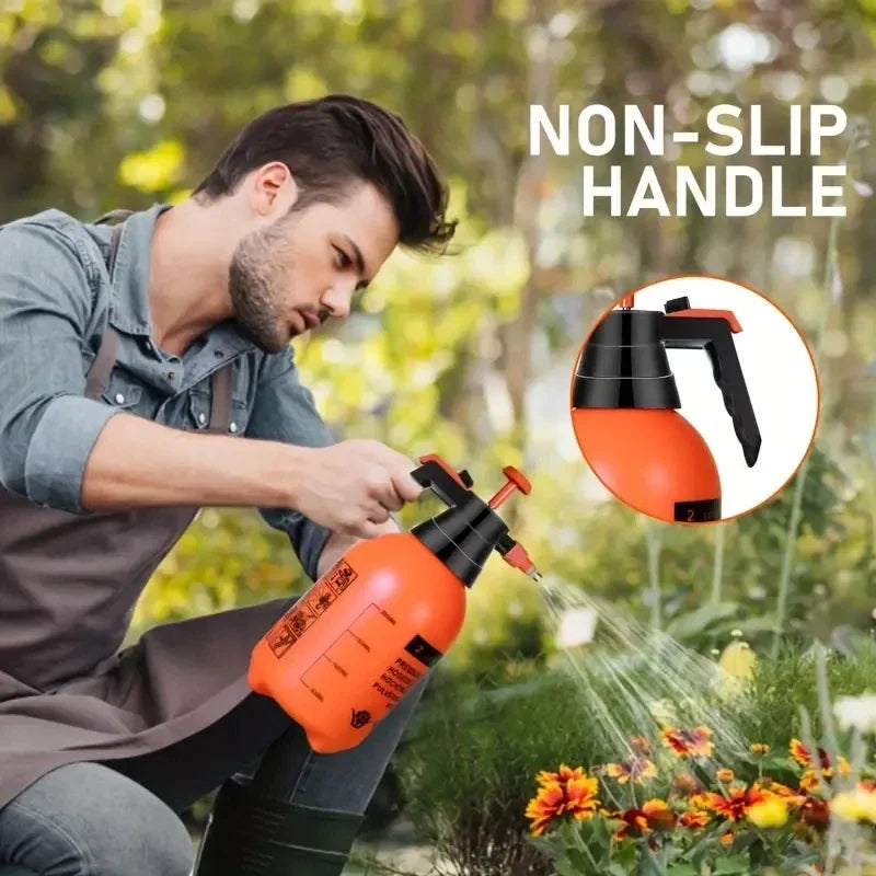 Drucksprühflasche Plantura | 2L Gartensprüher | Verstellbare Düse & Handpumpe | Für Pflanzen & Blumenpflege