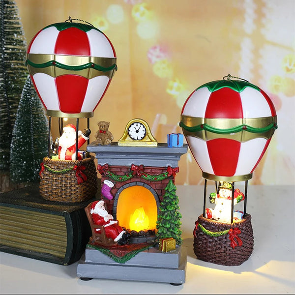 Weihnachtsdeko Licht MerryGlow | Cartoon Design | LED Dekofigur mit Batterie | Für Wohnzimmer, Kinderzimmer & Garten
